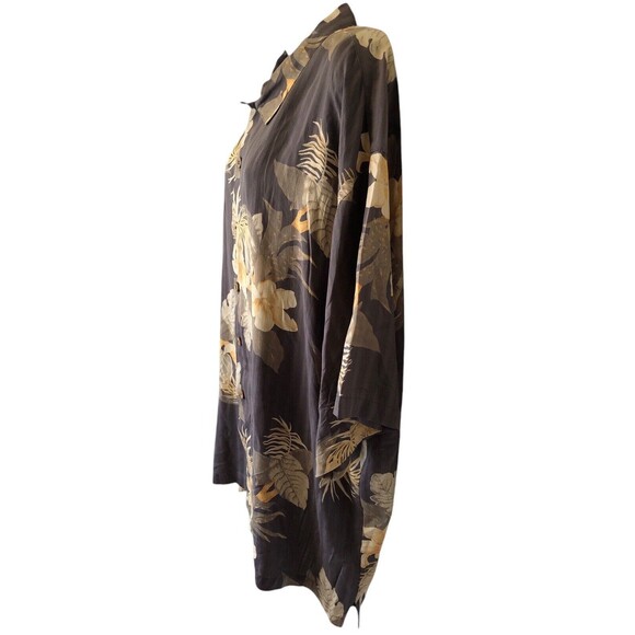 Tommy Bahama Mens Aloha Shirt 100% Silk Size XXL Floral Hawaiian Island Button - Picture 2 of 10